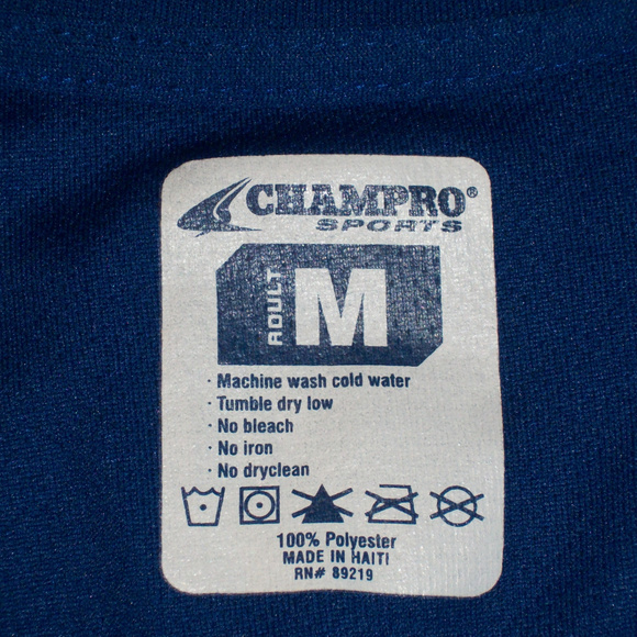 CHAMPRO Sz M Dri-Gear Polo Short Sleeve NWT - Picture 4 of 7